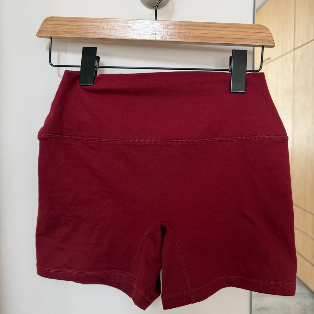 SET Active Deep Red Bike Shorts